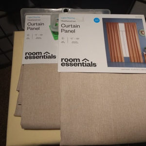 1 Pr. Heather Tanned 42"x84" Curtains - New